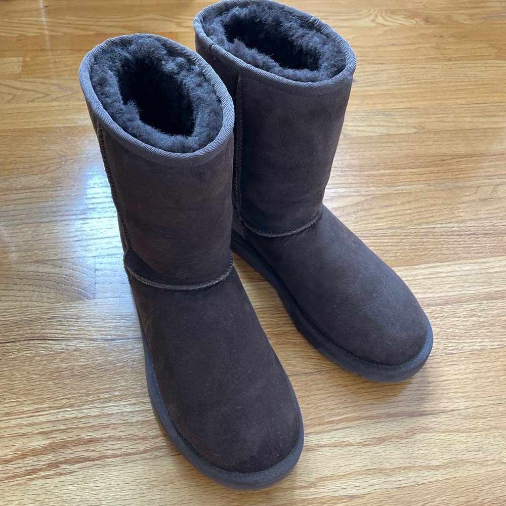 Dark brown UGG boots